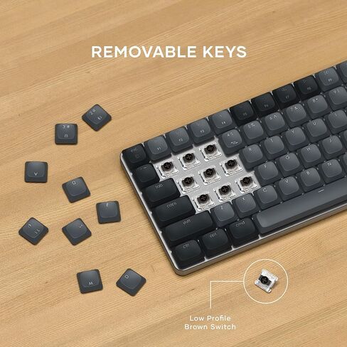 Satechi SM1 75% Mechanical Keyboard & OntheGo Wireless Bluetooth Mouse, Rechargeable Battery in Kuwait