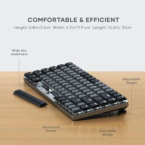 Satechi SM1 75% Mechanical Keyboard & OntheGo Wireless Bluetooth Mouse, Rechargeable Battery in Kuwait