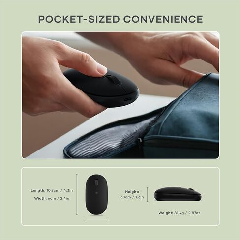 Satechi SM1 75% Mechanical Keyboard & OntheGo Wireless Bluetooth Mouse, Rechargeable Battery in Kuwait