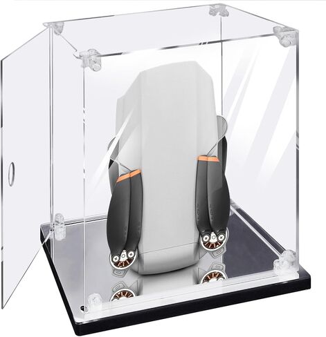 Drone Carrying Cover Compatible with DJI Mini 4k/4 Pro/3 Pro/3/2 - Hard Shell Storage Box with Viewing Door & Airplane Dust Proof Protection in Kuwait