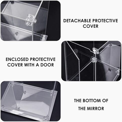 Drone Carrying Cover Compatible with DJI Mini 4k/4 Pro/3 Pro/3/2 - Hard Shell Storage Box with Viewing Door & Airplane Dust Proof Protection in Kuwait