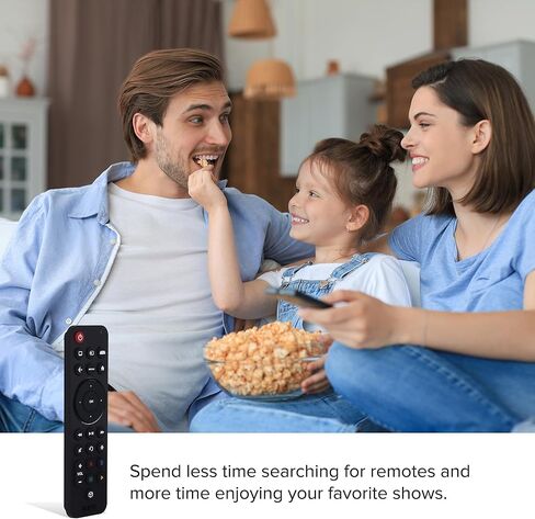 جهاز تحكم عن بعد للبث العالمي RCA، قابل لإعادة الشحن عبر USB-C، 3 أجهزة متوافقة مع Samsung وLG وSony وVizio TVs وRoku وFire TV وApple TV وChromecast وSoundbar in Kuwait
