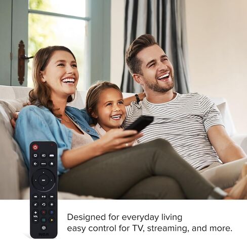 جهاز تحكم عن بعد للبث العالمي RCA، قابل لإعادة الشحن عبر USB-C، 3 أجهزة متوافقة مع Samsung وLG وSony وVizio TVs وRoku وFire TV وApple TV وChromecast وSoundbar in Kuwait
