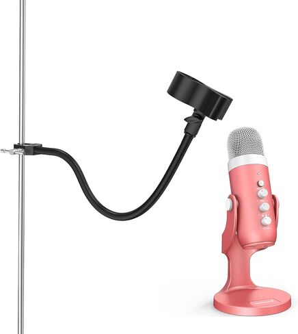 ZealSound Gaming USB Pink Microphone k66p and hs19 Microphone Stand in Kuwait