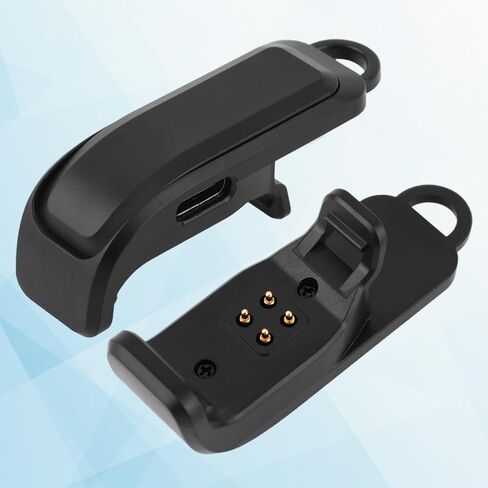 مشبك شحن طوق الكلب، طوق تدريب الصدمات المحمول للكلاب، مشبك شحن USB-C، ملحقات محول شاحن بديل لـ Alpha TT 25/TT20 (أسود) in Kuwait