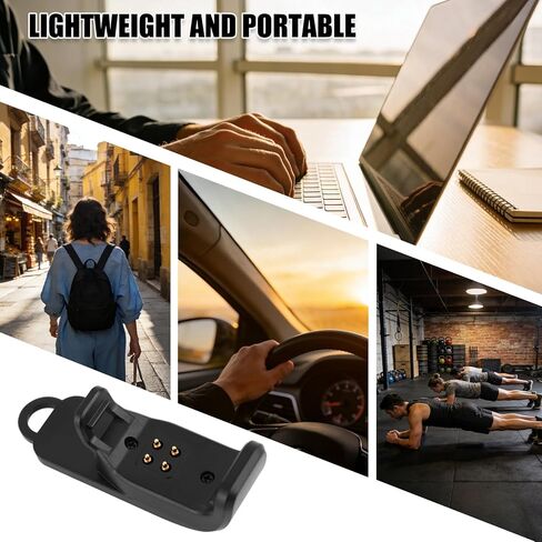 مشبك شحن طوق الكلب، طوق تدريب الصدمات المحمول للكلاب، مشبك شحن USB-C، ملحقات محول شاحن بديل لـ Alpha TT 25/TT20 (أسود) in Kuwait