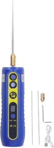 Generic Electric Glue Removal Tool, 4 Levels Adjustable Speed LCD Screen Dry Glue Clean Machine with CW CCW Motor and Green Dust Display Light, for Mobile Phone Degumming Cutting Polishing in Kuwait