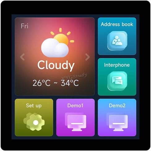 4inch Capacitive Touch Display Development Board Base on ESP32-S3 with Display 480×480 5-Point Touch, 32-Bit LX7 Dual-Core Processor, Supports Wi-Fi & BLE 5 @XYGStudy (ESP32-S3-Touch-LCD-4) in Kuwait