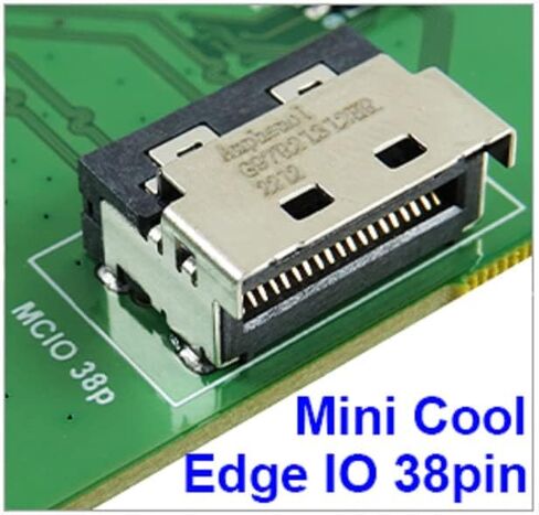 إضافة PCIe x4 Gen4 مع ReDriver إلى MCIO 38P في البطاقة in Kuwait