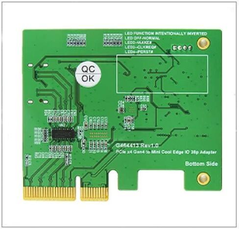 إضافة PCIe x4 Gen4 مع ReDriver إلى MCIO 38P في البطاقة in Kuwait