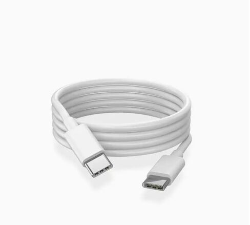 كابل لايتنينج ممتاز إلى USB-C PD متوافق مع آيفون، 3 قدم، أبيض in Kuwait