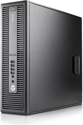 كمبيوتر مكتبي HP EliteDesk 800 G2 SFF Mini Format رباعي النواة i7-6700، ذاكرة وصول عشوائي 8 جيجابايت، محرك أقراص ثابتة 500 جيجابايت، منفذ DisplayPort، لوحة مفاتيح وماوس، واي فاي، بلوتوث، Windows 11 Pro (متجدد) in Kuwait