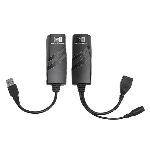 موسع USB Cuifati، مسافة نقل 100 متر USB ثابت إلى محول إيثرنت، مع اتصال كابل شبكة CAT5 CAT5E CAT6، لطابعات محركات الأقراص الصلبة للمحولات اللاسلكية Vista 7 8 10 OS X (قابس الولايات المتحدة) in Kuwait
