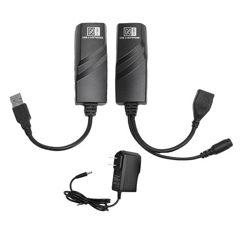 موسع USB Cuifati، مسافة نقل 100 متر USB ثابت إلى محول إيثرنت، مع اتصال كابل شبكة CAT5 CAT5E CAT6، لطابعات محركات الأقراص الصلبة للمحولات اللاسلكية Vista 7 8 10 OS X (قابس الولايات المتحدة) in Kuwait
