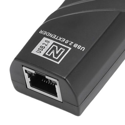 موسع USB Cuifati، مسافة نقل 100 متر USB ثابت إلى محول إيثرنت، مع اتصال كابل شبكة CAT5 CAT5E CAT6، لطابعات محركات الأقراص الصلبة للمحولات اللاسلكية Vista 7 8 10 OS X (قابس الولايات المتحدة) in Kuwait