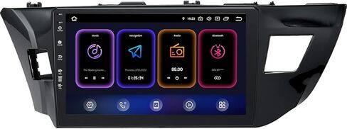 Roadanvi Android 14 6GB+128GB 10.2 بوصة وحدة رئيسية لسيارة Toyota Corolla 2014-2016 Carplay Android Auto Car Radio Bluetooth5.2 WiFi+4G LTE 1280x720 QLED شاشة تعمل باللمس سيارة ستيريو نظام تحديد المواقع والملاحة X14 Series in Kuwait