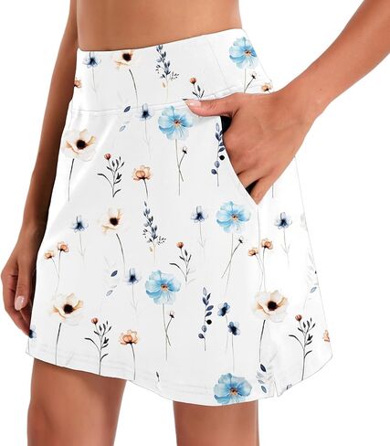 Oyamiki Women's Active Athletic Skort Lightweight Tennis Skirt Perfect for Running Training Sports Golf in Kuwait