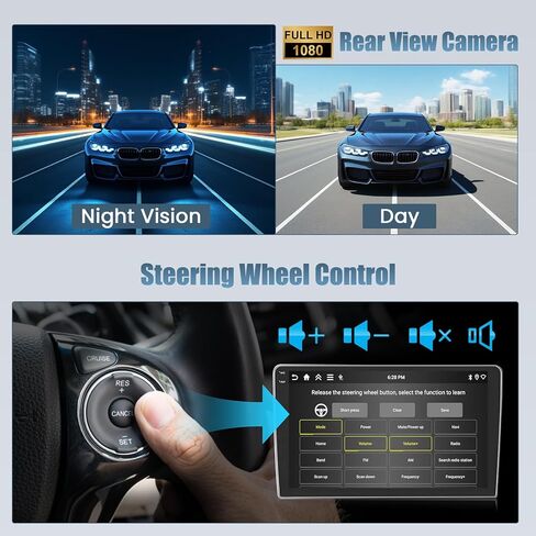 [Fit JBL] 4+64G Android 15 Radio for Mitsubishi Lancer 2008-2017, 10.1" Touchscreen for Lancer Car Stereo, Wireless CarPlay/Android Auto, 5GHz WiFi, Bluetooth 5.0, EQ, GPS, 1280 * 720, Backup Camera in Kuwait