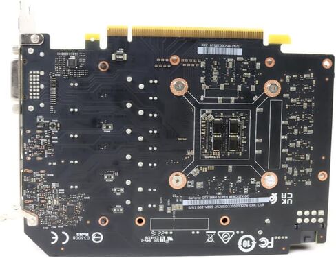 بطاقة رسومات MSI Gaming GeForce GTX 1660 Super 192-bit HDMI/DP 6GB GDRR6 HDCP تدعم DirectX 12 مروحة واحدة VR Ready OC ITX بطاقة رسومات (GTX 1660 Super AERO ITX OC) (متجددة) in Kuwait