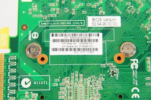 تم تجديد بطاقة فيديو HP Nvidia Quadro FX 1800 سعة 768 ميجابايت PCIe Dual DVI 508284-001 in Kuwait