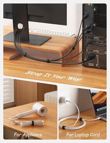 Lamicall 60Pack Reusable Cable Ties & Car Headrest Tablet Holder in Kuwait