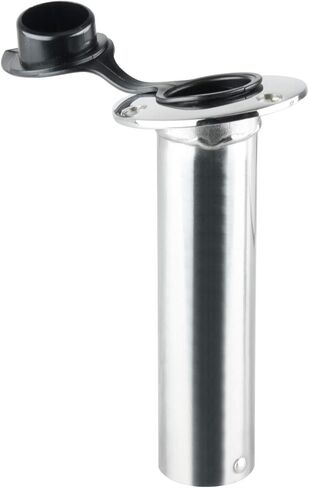 Amarine Made حامل قضيب الصيد 2/4 حزمة من الفولاذ المقاوم للصدأ حامل قضيب شديد التحمل مع غطاء PVC أسود وبطانة 15 درجة in Kuwait