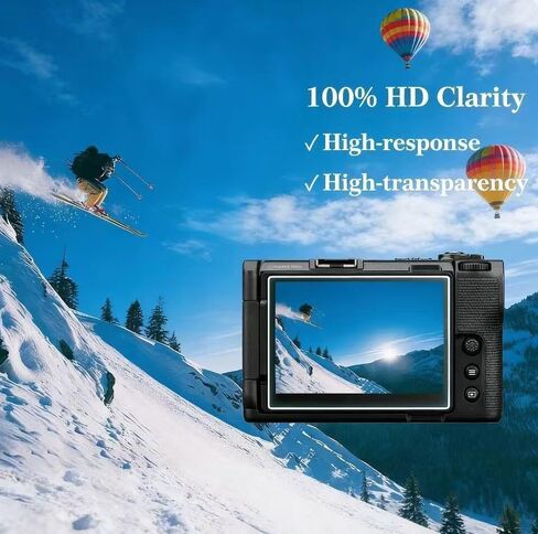 [واقي شاشة من الزجاج المقوى مكون من 3 قطع لسينما Nikon ZR Z R/RED Z، درجة عسكرية 9H، مضاد للخدش، مضاد للوهج، سهل التركيب وخالي من الفقاعات in Kuwait