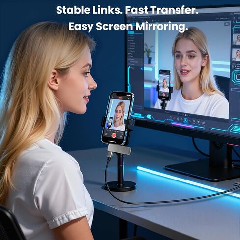 USB C Hub for MacBook Pro/Air, USB Type-C 3.2 Multiport Adapter, 4K@60Hz HDMI Output, 3 USB-A 3.2 10Gbps Data Ports, Universal Laptop Dock Compatible with Mac Windows Linux Chromebook in Kuwait