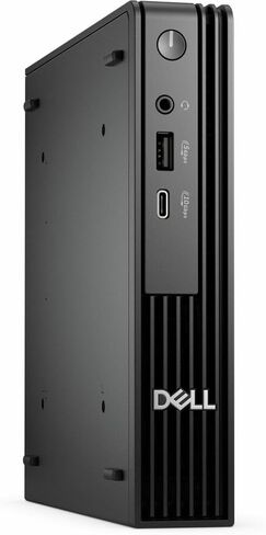 Dell Pro Micro QCM1250 Desktop Computer - Intel Core i5 14th Gen i5-14500T - 8 GB - 256 GB SSD - Micro PC - Black in Kuwait