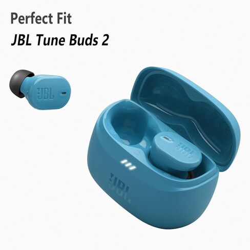 أطراف أذن من السيليكون من Geiomoo لسماعات JBL Tune Buds 2، وسادات أذن بديلة (أسود، L/M/S) in Kuwait