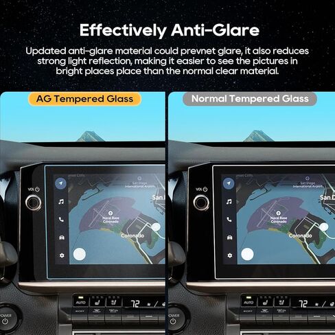 LFOTPP Matte Anti Glare for 2025 2026 Camry Screen Protector 12.3 inch Touchscreen 2025+ Toyota Camry XLE/XSE Tempered Glass Protective Film 2025 2026 Camry Accessories [Anti-Fingerprint] in Kuwait