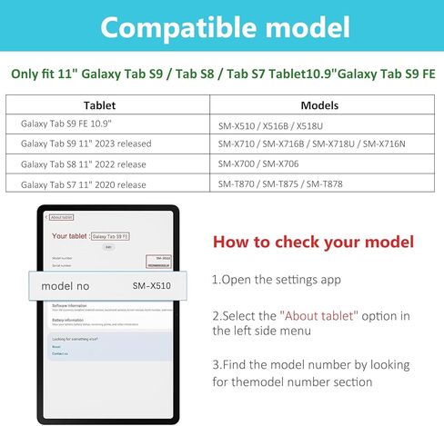 ProCase Screen Protectors Bundle with Keyboard Case for Galaxy Tab S9 FE 5G/ WiFi 10.9 Inch 2023 in Kuwait
