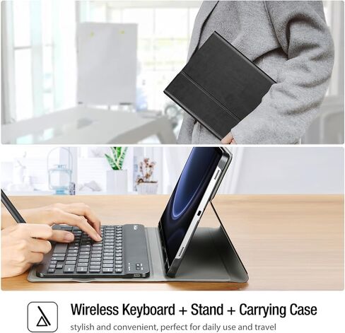 ProCase Screen Protectors Bundle with Keyboard Case for Galaxy Tab S9 FE 5G/ WiFi 10.9 Inch 2023 in Kuwait