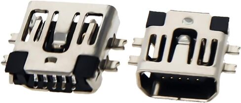 5 قطعة PCB USB موصل 5P أنثى جاك 5 دبوس لوحة غرق الجسم قصيرة ، WuJuntool in Kuwait