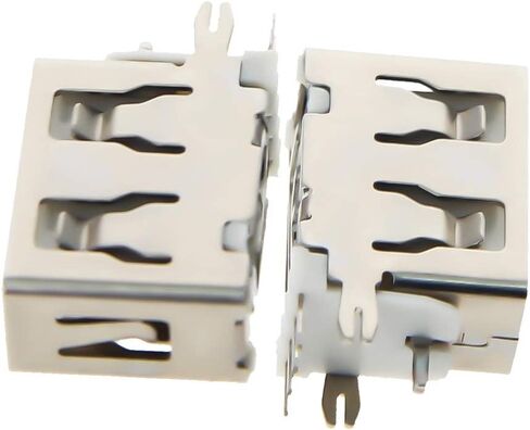 10Pcs PCB USB Connector USB-AF Female Jack 4 Pin Short Body Side Insert 90 Degree No-Edge,WuJuntool in Kuwait