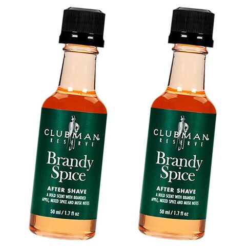 Clubman Reserve Brandy Spice After Shave Lotion, Instantly Cools, Tones, Refreshes The Skin After Shaving, 1.7 oz in Kuwait