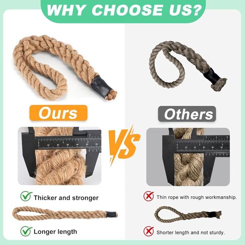 Rope Grips for Pull Ups, Enhance Grip Strength & Endurance, Versatile Fitness Accessory for Dumbbells & Barbells, Pull Up Bars Durable & Comfortable Design in Kuwait