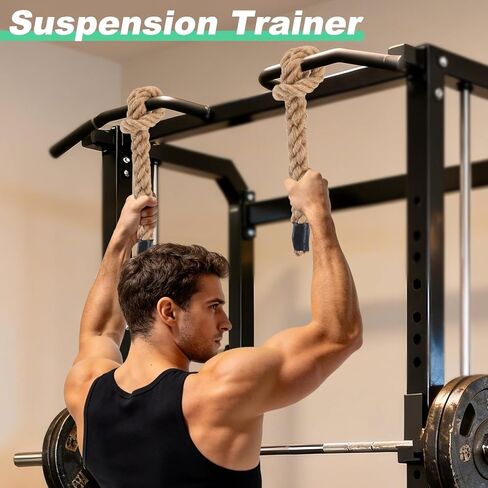 Rope Grips for Pull Ups, Enhance Grip Strength & Endurance, Versatile Fitness Accessory for Dumbbells & Barbells, Pull Up Bars Durable & Comfortable Design in Kuwait