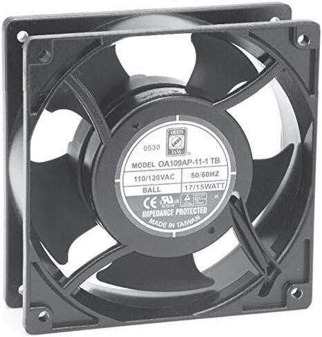 مراوح أوريون OA109AP-11-1 تيرابايت | 115 فولت تيار متردد | 120x120x38 ملم | 110 قدم مكعب في الدقيقة | 42 ديسيبل | 15 واط| 3000 دورة في الدقيقة | المحطات | تقاطعات مع MX2A1 (Comair-Rotron)، و4715FS-12T-B30 (NMB)، و4600X (ebmpapst) in Kuwait