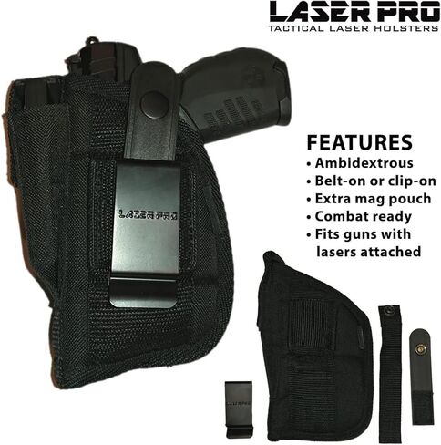 Green Laser Kit with Holster Designed for S&W Bodyguard® 2.0 & Carry Comp® with ArmaLaser TR36-G / TR36G / TR36Gs Green Laser Sight, LASERPRO Tactical Holster & 2 Extra Batteries in Kuwait