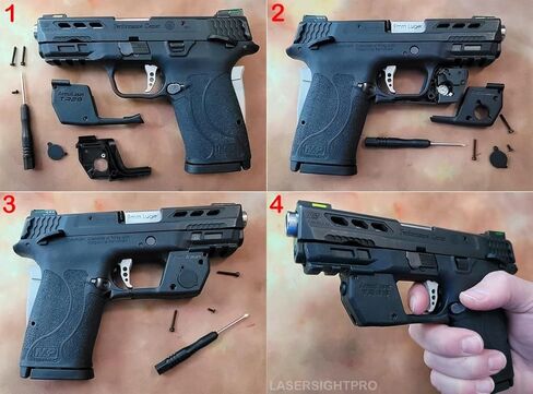 Green Laser Kit with Holster Designed for S&W Bodyguard® 2.0 & Carry Comp® with ArmaLaser TR36-G / TR36G / TR36Gs Green Laser Sight, LASERPRO Tactical Holster & 2 Extra Batteries in Kuwait