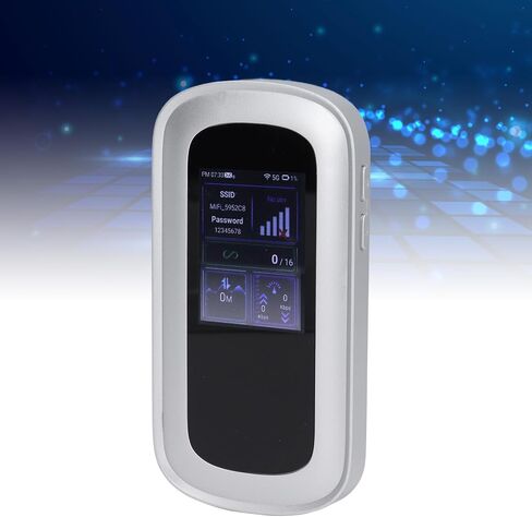 5G 6 Mobile Hotspot, Support 16 Devices 300Mbps Unlocked Internet Router Devices with SIM Card Slot, Travel Hotspot for Travel Camping Security Camera in Kuwait