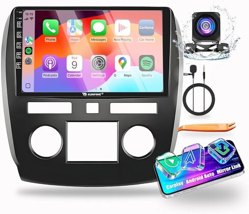 لـ Buick Enclave 2008-2012 Car CarPlay Android Auto Navigation Stereo GPS Radio Reverse Camera Display 9 "IPS Touchscreen Headunit Tablet Pad Media Player، إذا كان ذلك ممكنًا، رباعي النواة 2G+64G in Kuwait