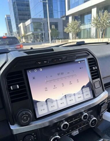 ستيريو سيارة 13.1 بوصة Android 14 لسيارة Ford F150 2015-2021، راديو سيارة 4 جيجابايت + 64 جيجابايت، Carplay لاسلكي وAndoird Auto، شاشة HD 1920 * 1200 2K، بلوتوث 5.0، ترقية وحدة رأس الملاحة GPS in Kuwait