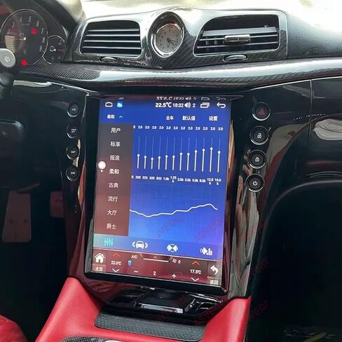 راديو سيارة Android 12.1 بوصة تم ترقيته لسيارة Maserati GT GranTurismo 2007-2015 مشغل الوسائط المتعددة GPS والملاحة Carplay WiFi 4G وحدة استبدال مستقبل ستيريو تلقائي (4G 64GB Carplay)-LRD in Kuwait