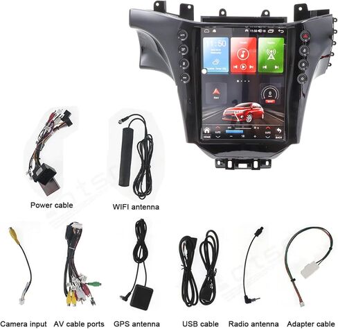 راديو سيارة Android 12.1 بوصة تم ترقيته لسيارة Maserati GT GranTurismo 2007-2015 مشغل الوسائط المتعددة GPS والملاحة Carplay WiFi 4G وحدة استبدال مستقبل ستيريو تلقائي (4G 64GB Carplay)-LRD in Kuwait