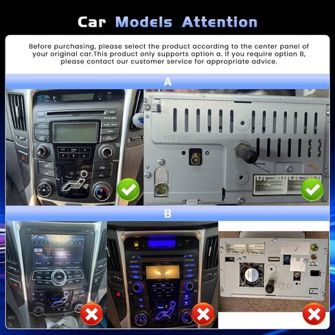 راديو ستيريو للسيارة 4+128 جيجا بايت Android 15 لسيارة Hyundai Sonata 2010-2015 Carplay Andorid Auto، شاشة لمس INCELL مقاس 9 بوصات ترقية GPS WiFi Bluetooth 5.0 FM/RDS EQ-32 SWC كاميرا احتياطية in Kuwait