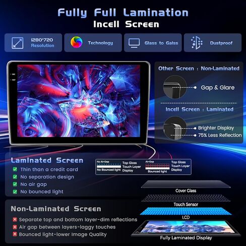 راديو ستيريو للسيارة 4+128 جيجا بايت Android 15 لسيارة Hyundai Sonata 2010-2015 Carplay Andorid Auto، شاشة لمس INCELL مقاس 9 بوصات ترقية GPS WiFi Bluetooth 5.0 FM/RDS EQ-32 SWC كاميرا احتياطية in Kuwait