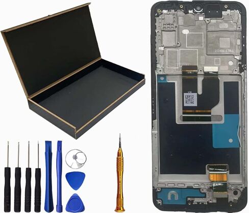 شاشة LCD تعمل باللمس محول الأرقام الجمعية استبدال الإطار لشاشة LCD T-Mo Bile REVVL 8 5G TMRV085G in Kuwait