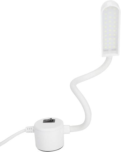 مصباح آلة الخياطة SENECESLI، 30 مصباح LED لحماية العين USB مع قاعدة مغناطيسية، خرطوم سيليكون قابل للتعديل 360 درجة للخياطة والقراءة وورش العمل، 6 وات 6000 كيلفن in Kuwait